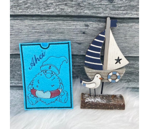 Stickdatei - 10 Seebär Gnome